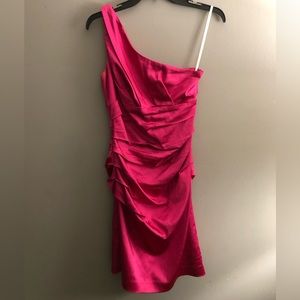 New Suzi Chin for Maggy Boutique One Shoulder Dress